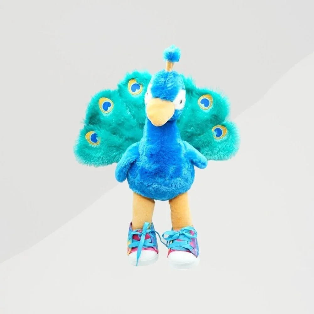 Build A Bear Peacock Plush 16